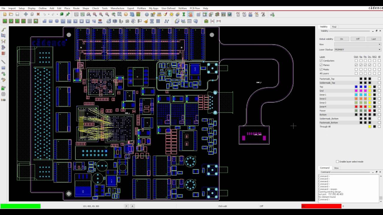 PCB layout example