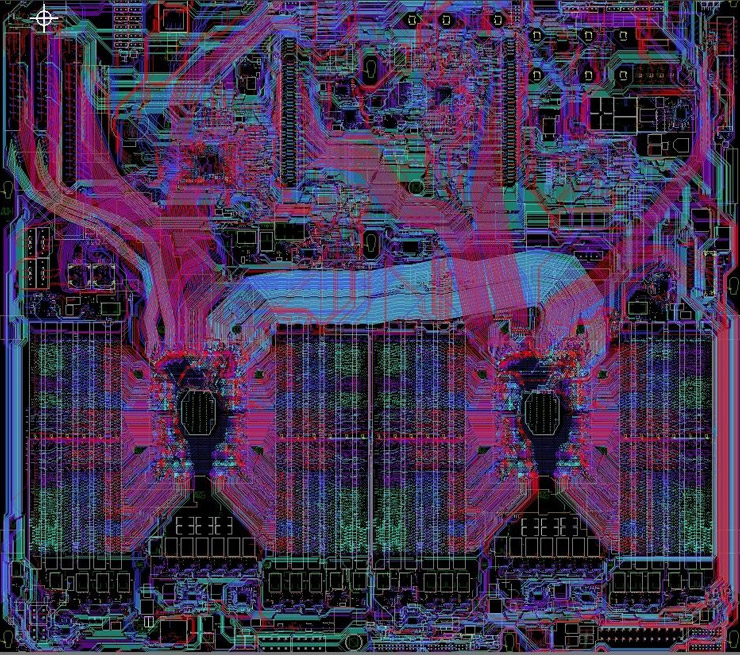 High density routing
